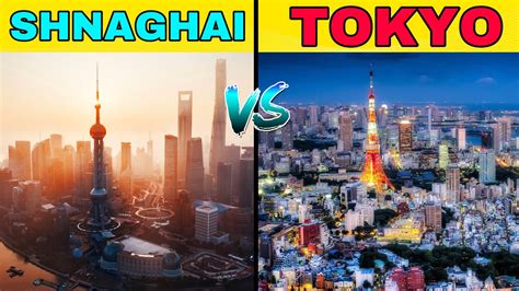 Which is larger Tokyo or Shanghai?