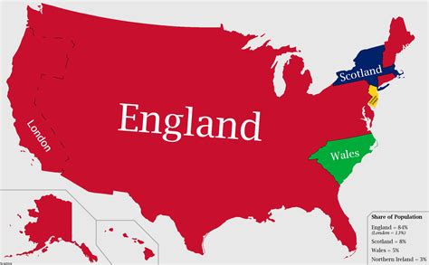 Which is smaller UK or USA?