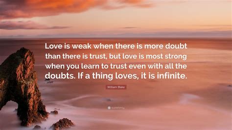 Which is stronger love or trust?