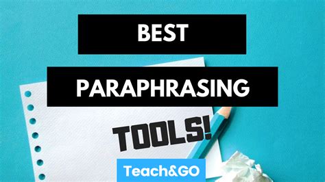 Which is the best tool for paraphrasing?