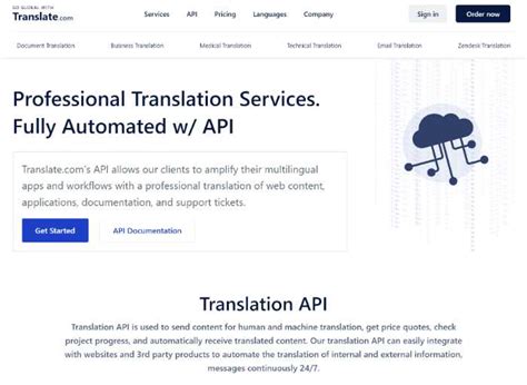 Which is the best translation API?