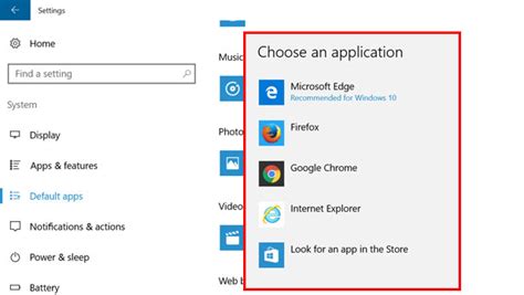 Which is the default web browser of Windows 10?