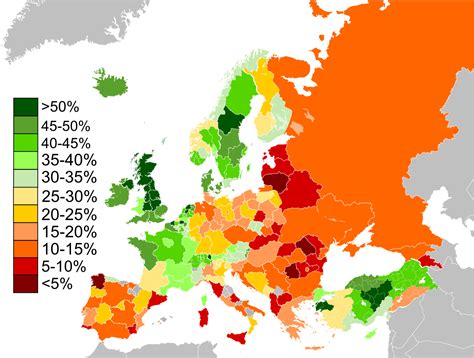 Which is the happiest state in Europe?