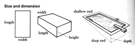 Which is width and depth?