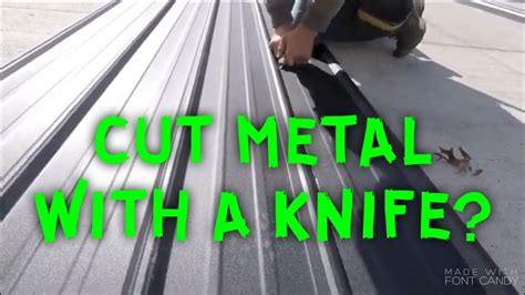 Which metal Cannot be cut by knife?