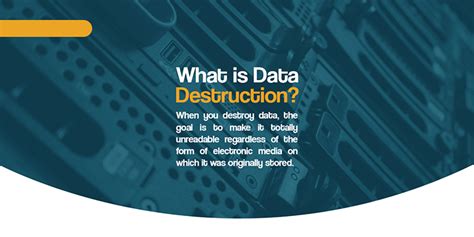 Which method of data destruction is used to destroy printed documents or data?