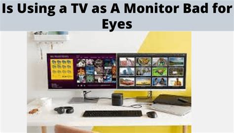 Which monitor is less harmful for eyes?