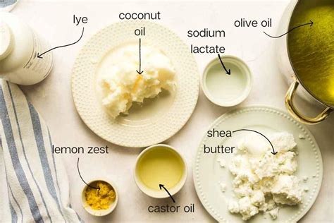 Which of the following ingredients are not used in making soap?