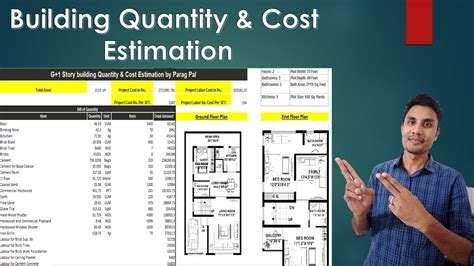 Which of the following is most accurate method for quantity estimate of a building?