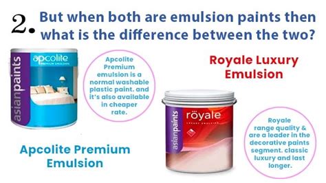 Which paint is better apcolite or royale?