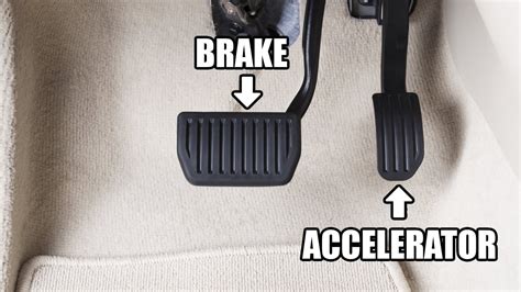 Which pedal is the brake?