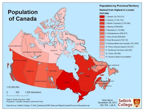 Which people is most in Canada?