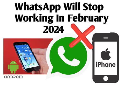 Which phone will not support WhatsApp in 2024?