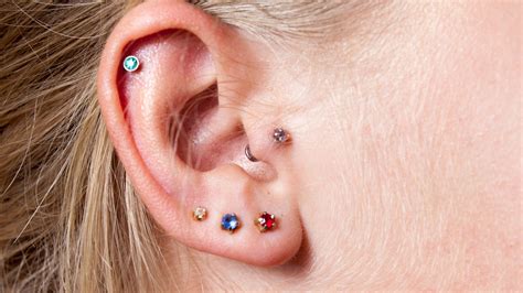 Which piercing is least likely to get infected?