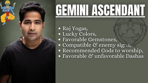 Which planet is lucky for Gemini ascendant?