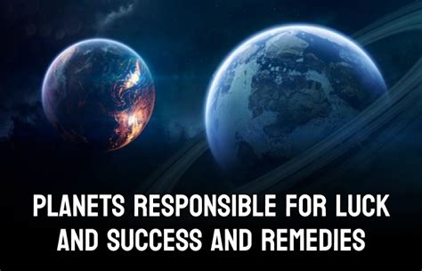 Which planet is responsible for success and money?
