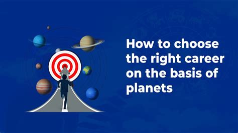 Which planets decide career?