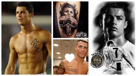 Which player has Ronaldo tattoo?