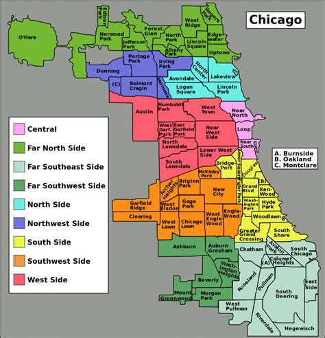 Which region is Chicago in?