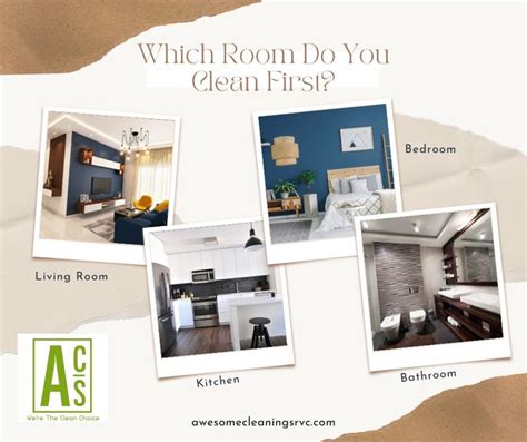 Which room do you clean first?