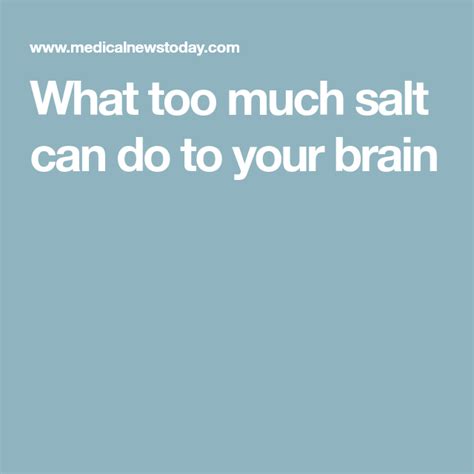 Which salt is best for brain?
