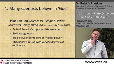 Which scientist believes in God?