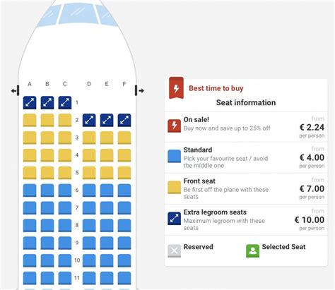 Which seats are best on Ryanair?