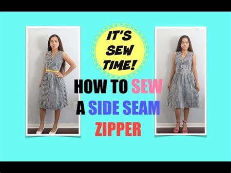 Which side does a dress zipper go?