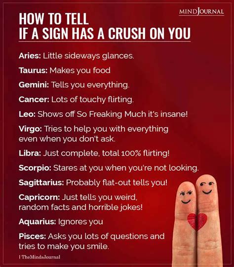 Which signs have a crush on Aquarius?