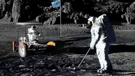 Which sport was played on the moon?