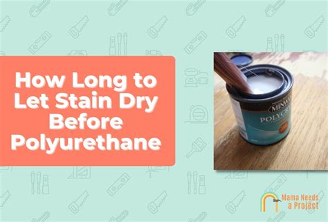Which stain dries more slowly?
