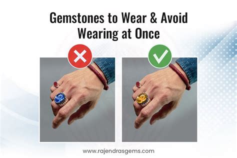 Which stone Cannot wear together?