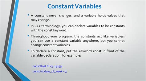 Which variable is constant?