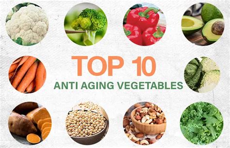 Which vegetable is anti-aging?