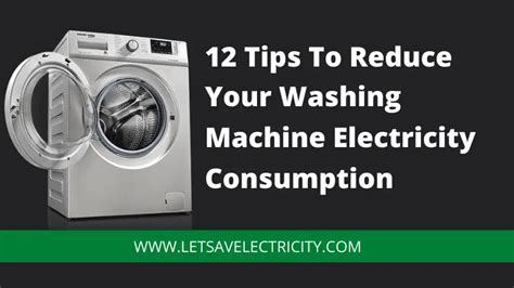 Which washing machine consume less electricity?