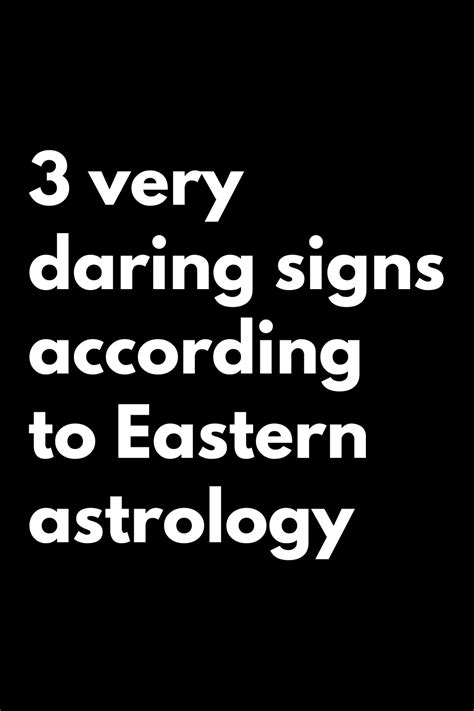 Which zodiac is daring?