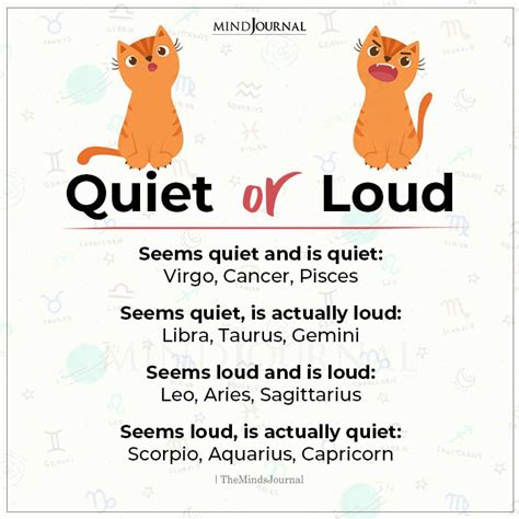 Which zodiac is quiet?