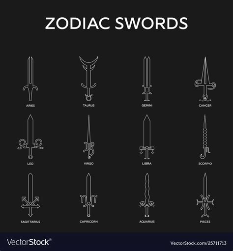 Which zodiac sign has a weapon?