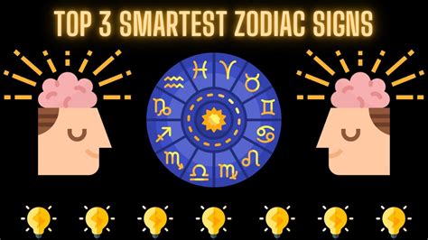 Which zodiac sign is the 3 smartest?