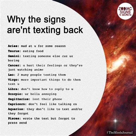 Which zodiac signs don t text first?