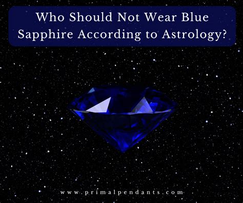 Which zodiac signs should not wear blue sapphire?