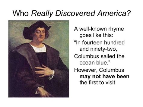 Who actually discovered America?