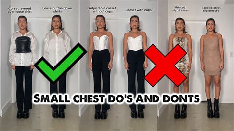 Who are considered flat chested?