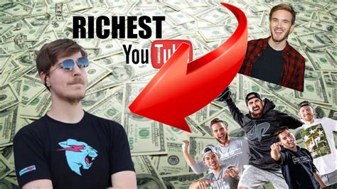 Who are the top 5 richest YouTubers?