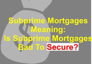 Who benefits from subprime loans?