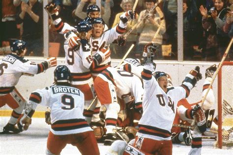 Who called the 1980 Miracle on Ice?