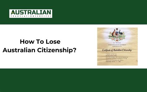 Who can lose Australian citizenship?