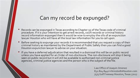 Who can see my expunged record in Texas?