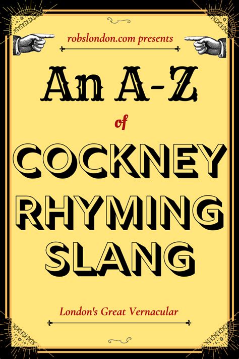 Who created Cockney slang?