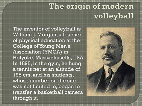 Who created volleyball?